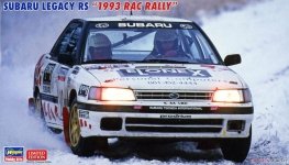 Hasegawa 20467 Subaru Legacy RS 1993 RAC Rally 1/24