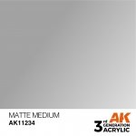 AK Interactive AK11234 MATTE MEDIUM – AUXILIARY 17ml