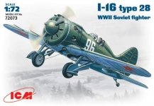 ICM 72073 I-16 type28 WWII Soviet fighter (1:72)