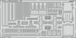 Eduard 72718 C-130J-30 exterior ZVEZDA 1/72