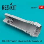 RESKIT RSU48-0183 MIG-23BN FLOGGER EXHAUST NOZZLE FOR TRUMPETER KIT 1/48