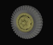 Panzer Art RE35-525 Front road wheels for M3 “Half Track” (Firestone) 1/35