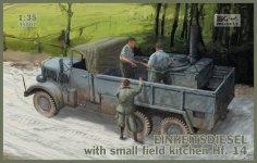 IBG 35007 Einheitsdiesel with small field kitchen Hf.14 1/35