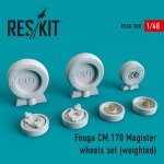 RESKIT RS48-0308 FOUGA CM.170 MAGISTER WHEELS SET (WEIGHTED) 1/48