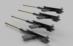 Panzer Art GB35-116 FlaKvierling 38 Gun barrels with body AA Gun (x4) 1/35