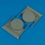 Quickboost QB32090 MiG-29A Fulcrum exhaust covers (B) Trumpeter 1/32