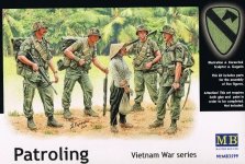 Master Box 3599 US Marines Patrolling (Vietnam War series) (1:35)