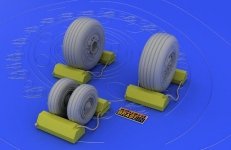 Eduard 632006 F-4J/ S wheels 1/32 TAMIYA