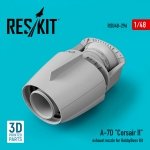 RESKIT RSU48-0296 A-7D CORSAIR II EXHAUST NOZZLE FOR HOBBYBOSS KIT 1/48