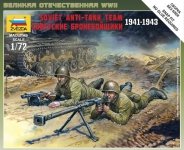 Zvezda 6135 Soviet Anti-Tank Team (1:72)