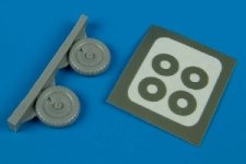 Aires 7237 Fw 190A-5/A-9 wheels & paint masks 1/72 