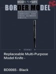 Border Model BD0065 Multi Models Knife 3 in1 Black