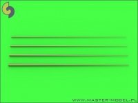 Master SM-700-047 Set of universal tapered masts No1 (length = 60mm each, diameters = 0,15/0,6mm; 0,2/0,8mm; 0,25/1mm; 0,3/1,2mm) 1:700