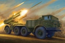 Trumpeter 01026 Russian 9P140 TEL of 9K57 Uragan Multiple Launch Rocket System 1/35