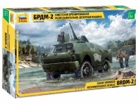 Zvezda 3638 Soviet Armored Reconnaissance Vehicle BDRM-2 1/35 