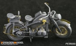 Voyager Model PE35033 Germany Photo Etch Zundapp KS 750 1/35