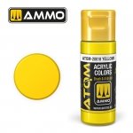 AMMO of Mig Jimenez 20018 ATOM COLOR Yellow 20ml