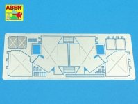 Aber 35A091 Rear boxes for Panther tanks and Jagdpanter self proppeled-gun (1:35)