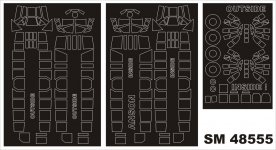 Montex SM48555 AVRO ANSON for AIRFIX 1/48