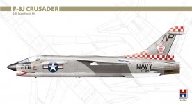 Hobby 2000 48040 F-8J Crusader ( Hasegawa + CARTOGRAF + MASKI ) 1/48