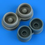 Quickboost QB72709 A-10A/C Thunderbolt II correct fan blades GWH 1/72