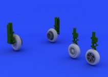 Eduard 648235 F-86F wheels 1/48 (HASEGAWA)