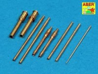 Aber A48111 Armament for German fighter Focke-Wulf Fw 190 A-7 up to A-10 and D-9; 2x MG 131; 4xMG 151; pitot tube 9 (1:48)