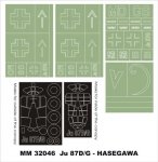 Montex MM32046 Ju-87G HASEGAWA