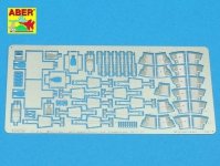 Aber 35A094 Magazines and ammo boxes for 20mm KwK 30 and 38 German clasps and clamps (2nd choice) (1:35)