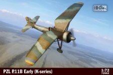IBG 72552 PZL P.11B Early (K-Series) 1/72