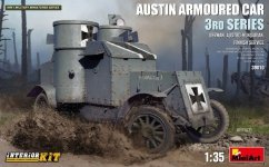Miniart 39010 AUSTIN ARMOURED CAR 3rd SERIES: GERMAN, AUSTRO-HUNGARIAN, FINNISH SERVICE. INTERIOR KIT 1/35