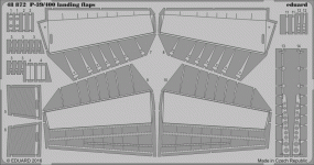 Eduard 48872 P-39/400 landing flaps 1/48 EDUARD