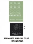 Montex MM48009 Macchi C202 HASEGAWA