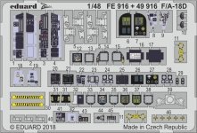 Eduard FE916 F/ A-18D KINETIC MODEL 1/48