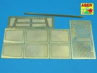 Aber 48021 German medium tank Pz.Kpfw. IV, Ausf. J (also Stug IV late, Jagdpanzer IV A) - vol. 5 - additional set - side mesh skirts (1:48)
