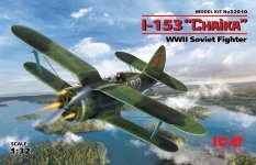 ICM 32010 I-153 WWII Soviet Fighter 1/32