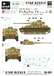 Star Decals 16-001 PzKpfw IV Ausf J - SS-Pz.Reg. 1 LAH 1/16