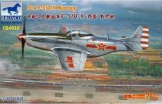 Bronco FB4010 PLA P-51D/K Mustang 1949 Parade 1/48