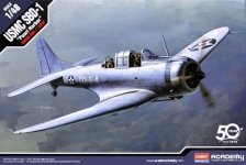 Academy 12331 USMC SBD-1 Dauntless Pearl Harbor 1/48