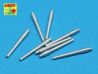 Aber 350L-35 Set of 8 pcs 356 mm barrels for Kongo, Haruna, Hiei, Kirishima (1:350)