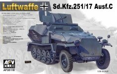 AFV Club 35118 Sd.Kfz.251/17 C Luftwaffe (1:35)