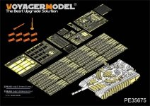 Voyager Model PE35675 Modern Russian T-64 BV MBT (smoke discharger include) (For TRUMPETER 05522) 1/35
