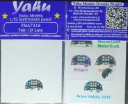 Yahu YMA7318 Yak-1B late (Arma Hobby) 1/72 
