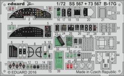 Eduard SS567 B-17G AIRFIX 1/72