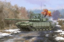 Trumpeter 09610 Russian T-72B3 with 4S24 Soft Case ERA & Grating Armour 1/35