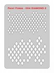 Paint Forge PFST004M STENCIL - DIAMONDS 2