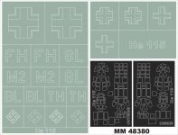 Montex MM48380 HEINKEL He115 SPECIAL HOBBY SH 48110 1/48