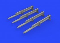 Eduard 672220 AIM-120A/ B AMRAAM 1/72