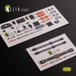 KELIK K35022 Kozak-001 Ukrainian MRAP 3D decals for ICM kit 1/35