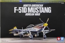 Tamiya 60754 North American F-51D Mustang 1/72